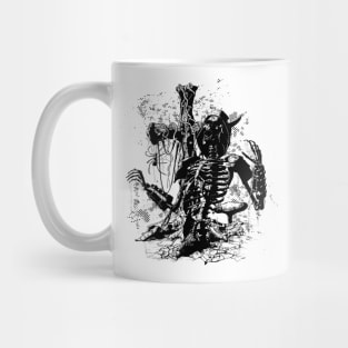 Skeleton Black&White Mug